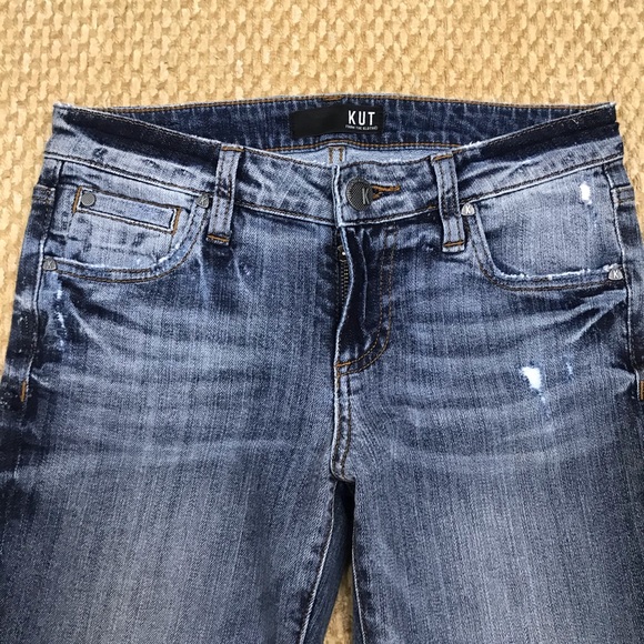 Kut from the Kloth Distressed Jeans 2 - Picture 2 of 8